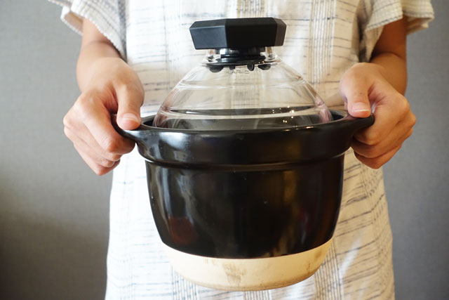 HARIO（ハリオ） フタがガラスのご飯釜