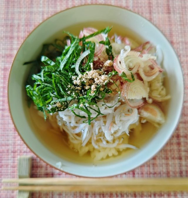 しらすの茶ずけ