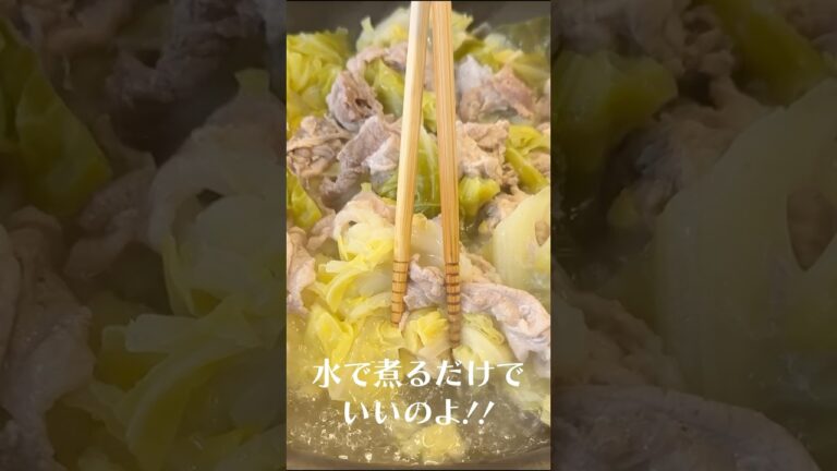 もう豚バラ買わなくていい、調味料一つで旨いキャベツの豚こま煮がヤバい#shorts #リュウジ #キャベツ #豚の小間切れ #鍋 #煮込み #レシピ #料理 もう豚バラ買わなくていい、調味料一つで旨いキャベツの豚こま煮がヤバい#shorts #リュウジ #キャベツ #豚の小間切れ #鍋 #煮込み #レシピ #料理