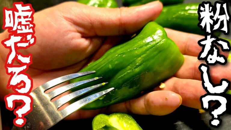 ネットでありえないピーマンの肉詰めの作り方がバズってたので晒します ネットでありえないピーマンの肉詰めの作り方がバズってたので晒します