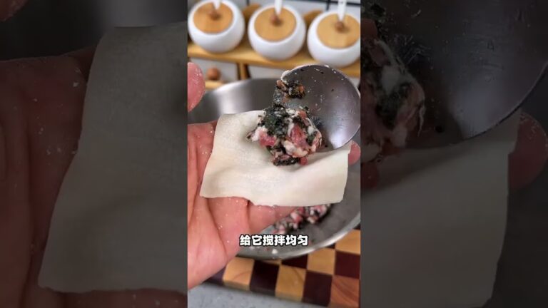 The wontons made with seaweed are so delicious. The thin skin is big and the filling is fresh an The wontons made with seaweed are so delicious. The thin skin is big and the filling is fresh an