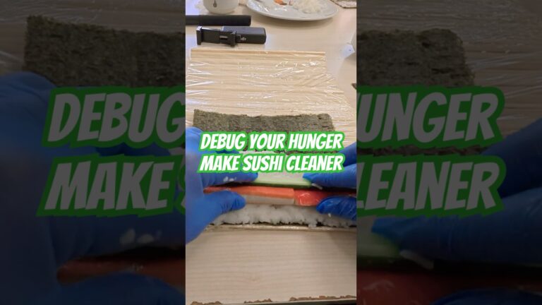 🍣 Debug Your Hunger – Make Sushi at Home! 🧑‍🍳