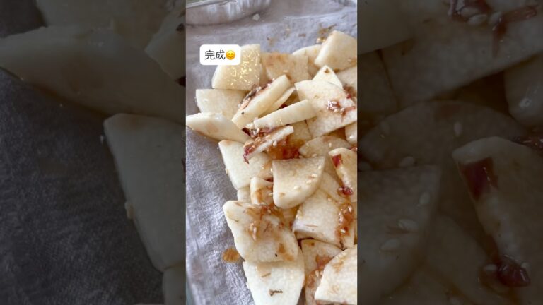 【料理】切って混ぜるだけ！長芋のおかかごま醤油和え#shorts#簡単レシピ#おうちごはん#副菜#自炊#時短#節約#ヘルシー