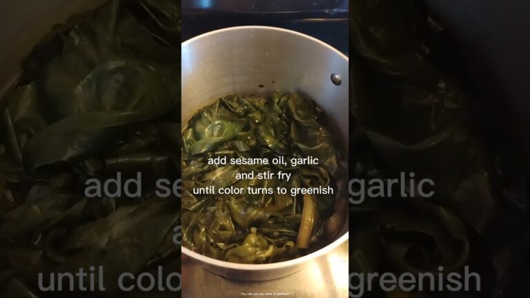 Korean Birthday Soul food. Simple Seaweed S #koreanfood #food #authentickoreansoup#koreansoup