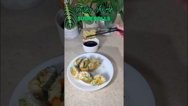 Crispy Shrimp Sushi Rolls #sushirolls #homemade #easyrecipe #shrimpsushi #happyfood #tastologyfoods Crispy Shrimp Sushi Rolls #sushirolls #homemade #easyrecipe #shrimpsushi #happyfood #tastologyfoods