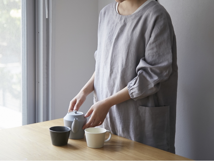 TUTIE./リネン太番手ムジKappogi