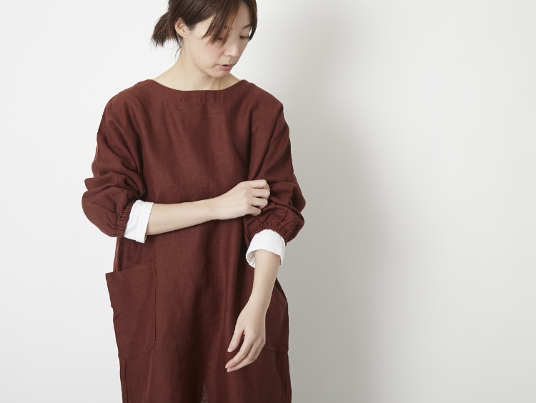 TUTIE./リネン太番手ムジKappogi