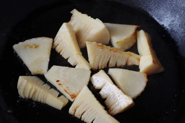 焼いたたけのこ