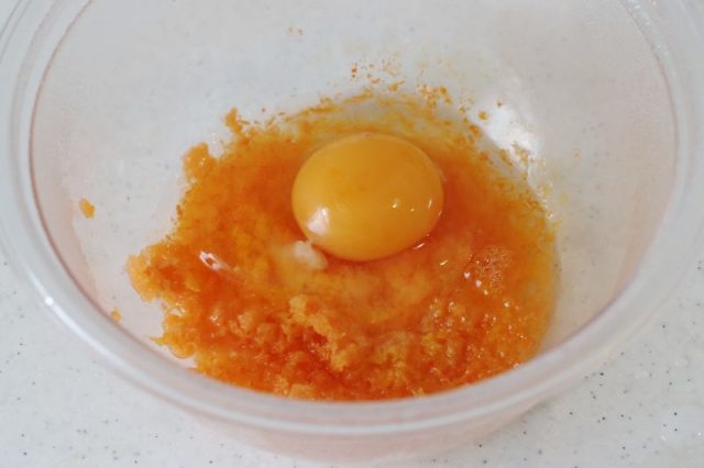 「にんじんと海苔の卵焼き」