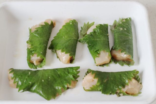 「しそ巻きチキン」