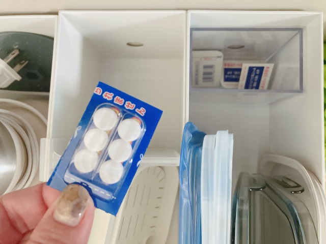 フタをしない収納