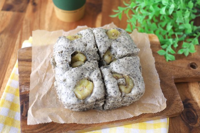 NEW 
 5/7                                (水) 
 レンジで簡単！腸活ダイエットに♪「黒ごまバナナ蒸しパン」
 管理栄養士 maiko32