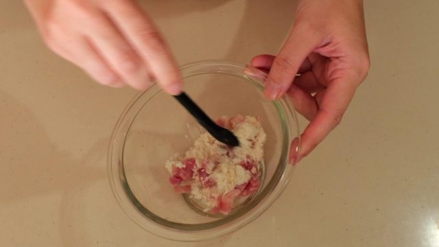 ベーコンとチーズ