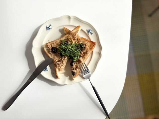 黒豆ツナトースト
