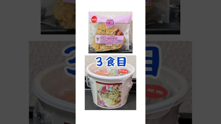 セブン韓国イチ推しグルメ全メニュー制覇(勝手に)挑戦３#セブン #セブンイレブン #韓国 #韓国イチ推しグルメ #韓国グルメ #エスニック #エスニック料理