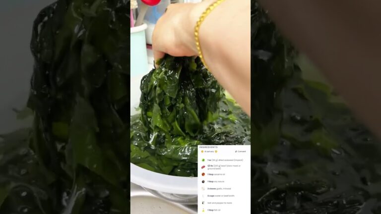 Korean Grandma’s Seaweed Soup Recipe #recipeapp #koreanfood #kfoodrecipe #seaweedsoup #homecook Korean Grandma's Seaweed Soup Recipe #recipeapp #koreanfood #kfoodrecipe #seaweedsoup #homecook