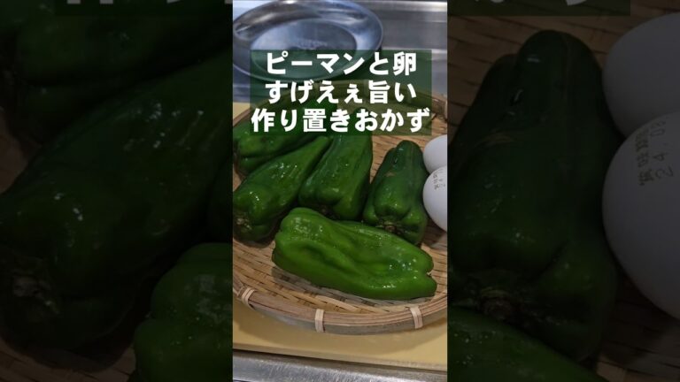 500万回再生！ピーマンと卵のすげぇ旨い！簡単作り置きおかず 常備菜 副菜 主菜 人気レシピ