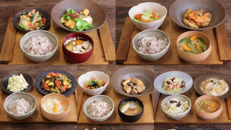 【薬剤師の健康料理】手早く作れる 一週間献立 3500円(2025年5月 夕飯 5日間)|(603)