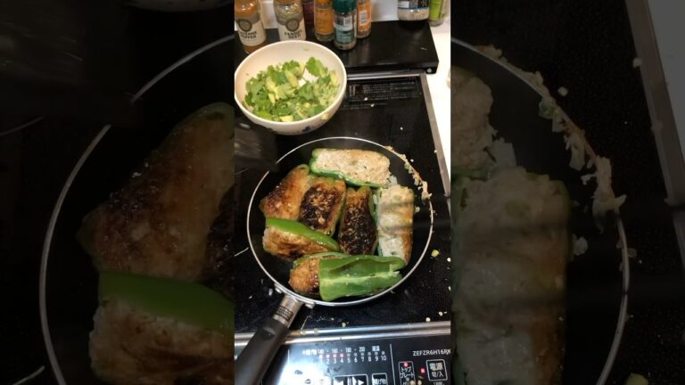 ピーマンの肉詰めをエスニック風に仕上げたら美味すぎた #ピーマンの肉詰め