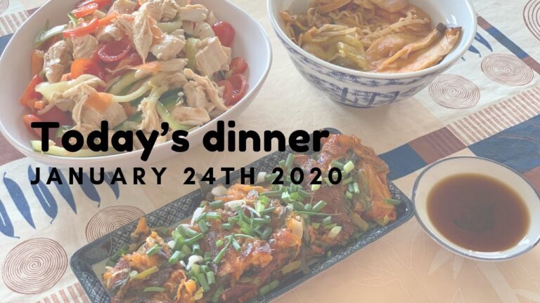 【今日の献立シリーズ】【ながら動画】【エスニック料理】2020年01月24日の晩御飯