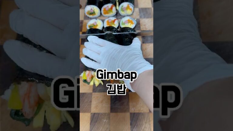 [Homemade] Nutritious & Delicious! Korea’s #1 Picnic Menu — Gimbap ⎮ #food #Gimbap #Seaweed ⎮ 김밥