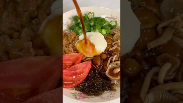 簡単さっぱり!ネバネバ蕎麦 #冷やしそば#冷やし麺#簡単調理#food 簡単さっぱり!ネバネバ蕎麦 #冷やしそば#冷やし麺#簡単調理#food