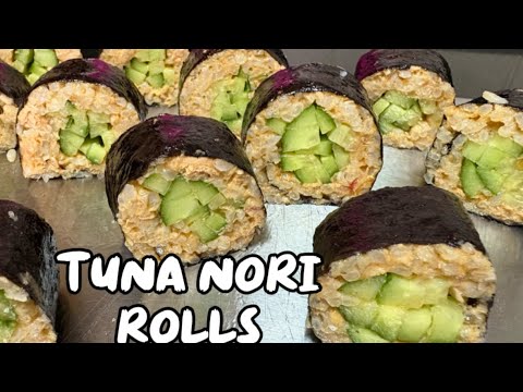 TUNA NORI ROLLS RECIPE