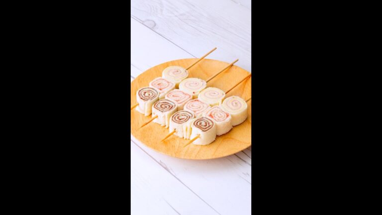 【5分で完成！かわいすぎる♡】「子どもがパクパク食べた」「朝の救世主」超時短の裏技！くるくるサンドイッチ / Pinwheel sandwiches