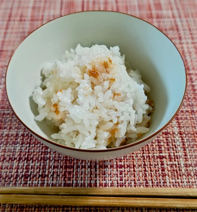 梅干し炊き込みご飯