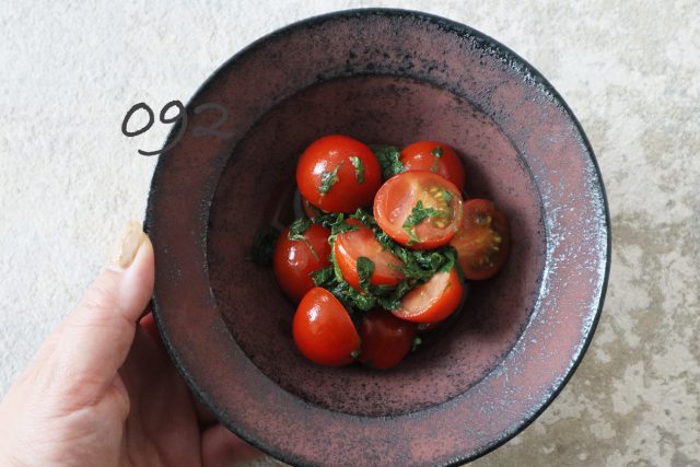 トマトと大葉のさっぱりナムル