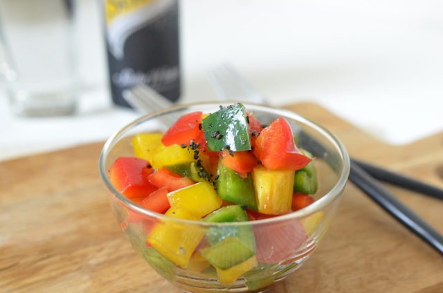 パプリカの中華風マリネ