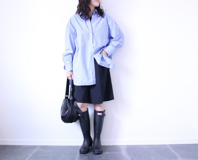 ショートパンツとのコーディネート