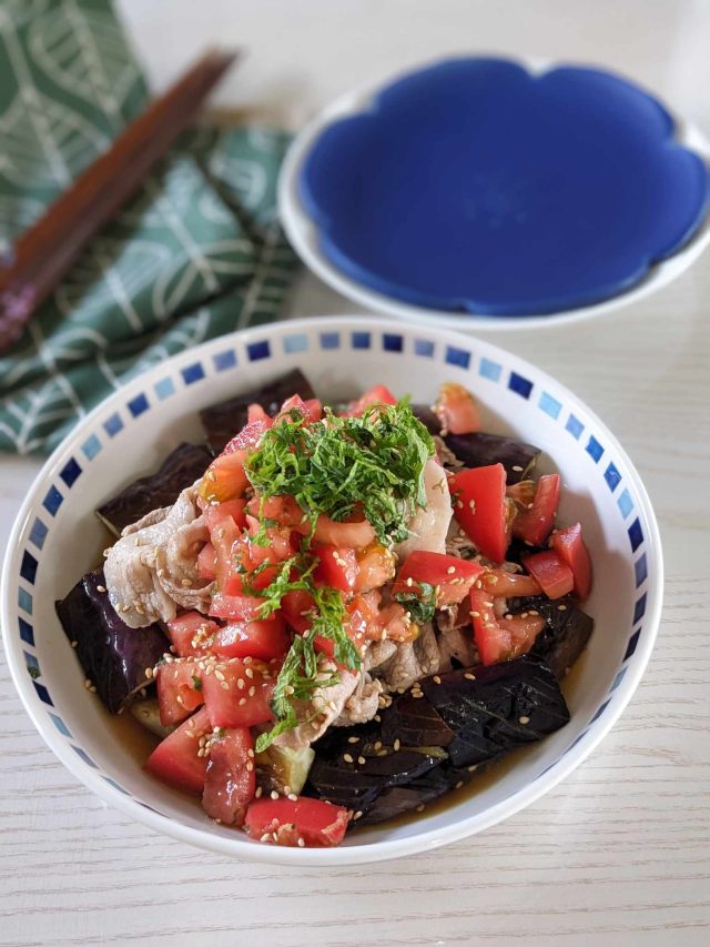 夏野菜たっぷり豚しゃぶ