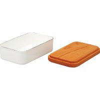 野田琺瑯 バターケース