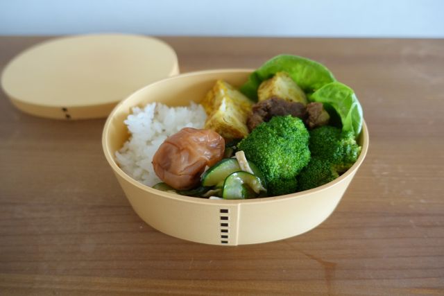 HAKOYA（ハコヤ） 抗菌塗り曲げわっぱ一段弁当