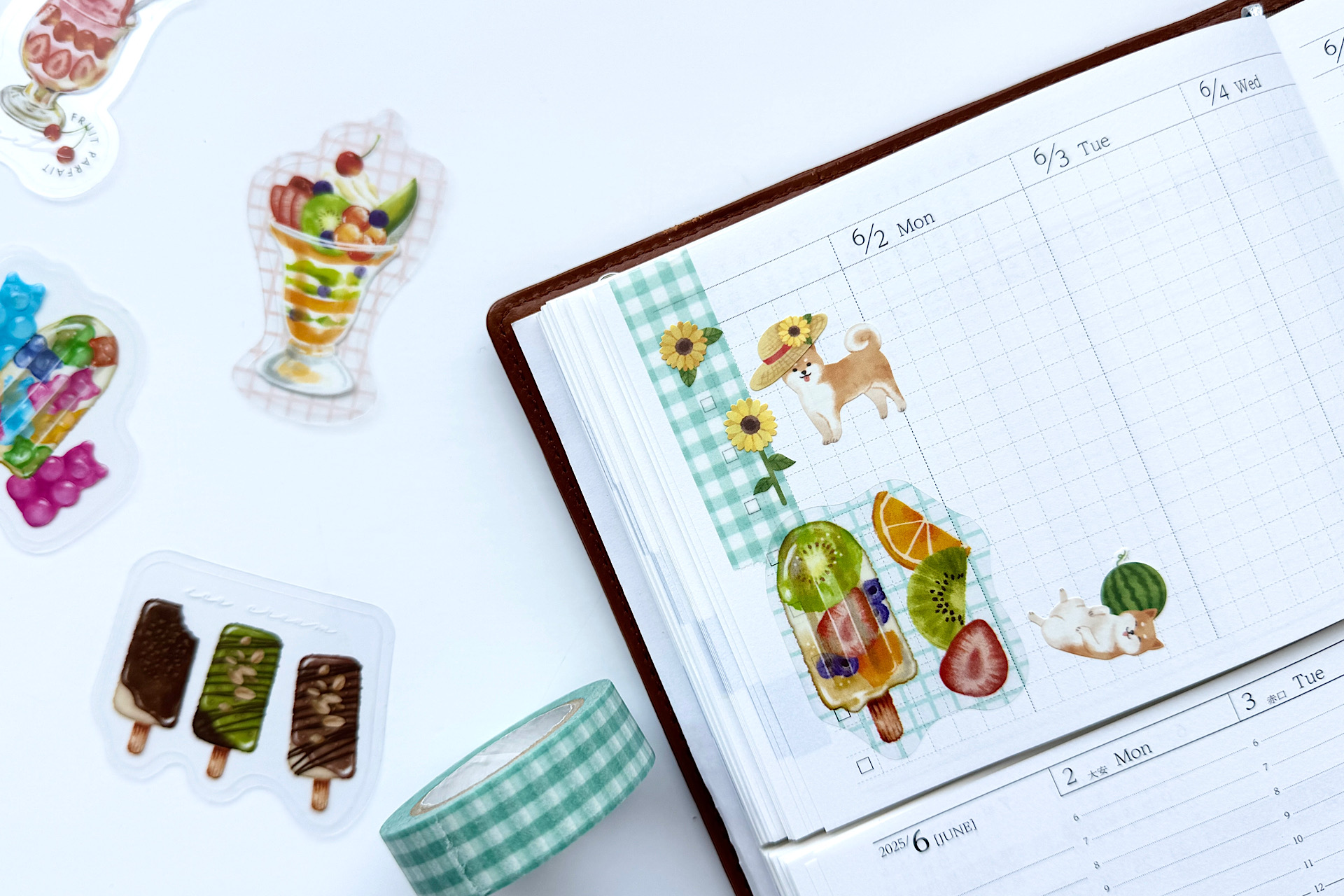 夏を先取りしたデコ