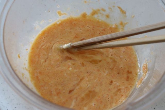 にんじん入り卵そぼろ