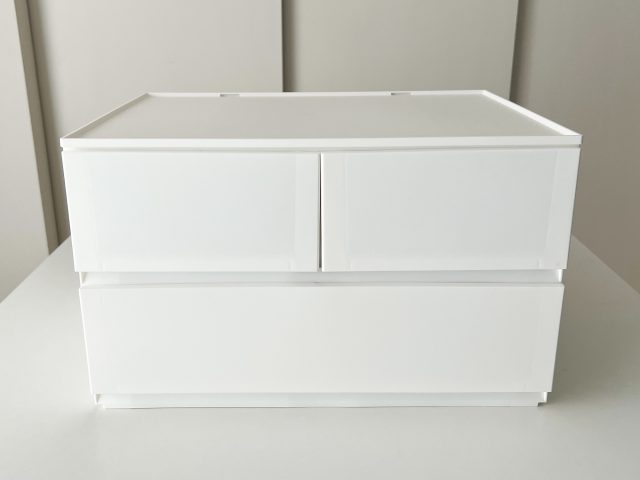 引出し Nインボックス レギュラー 2段/引出し3個 ホワイト