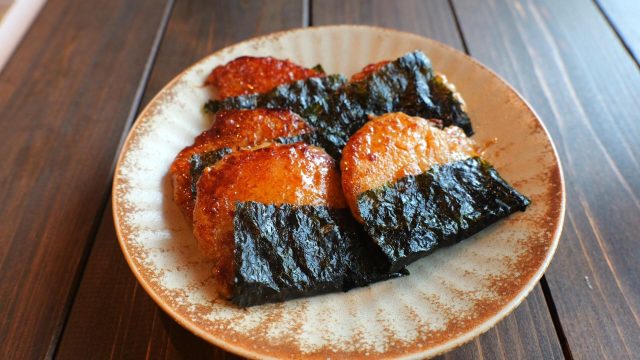 香ばしい「いそべ餅」