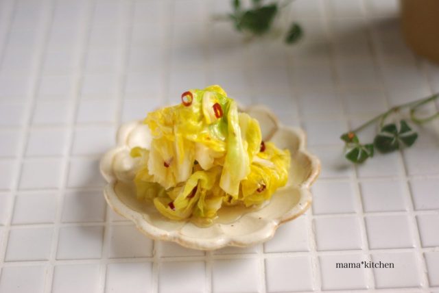 キャベツの甘酢漬け