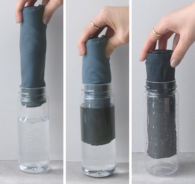 すぐ乾く 手の平サイズのバスタオル セームタオル