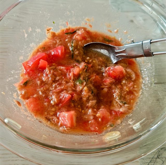 ボウルで混ぜる工程 アフター