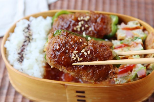 ピーマンのそのまま肉詰め