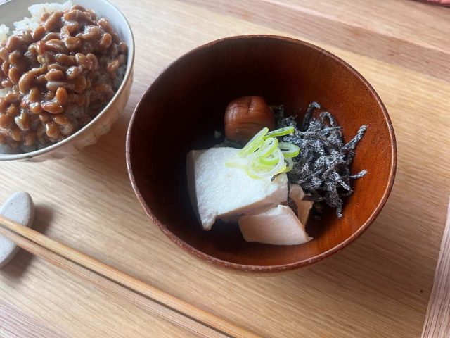 くずし豆腐吸い物