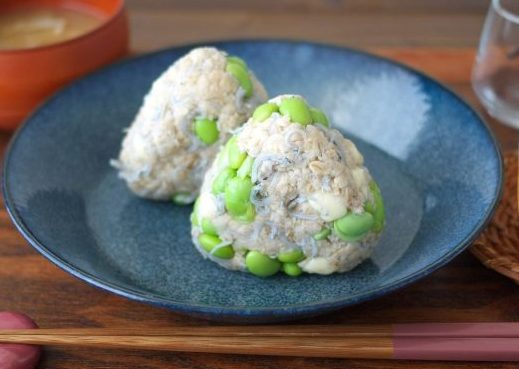枝豆じゃこおにぎり