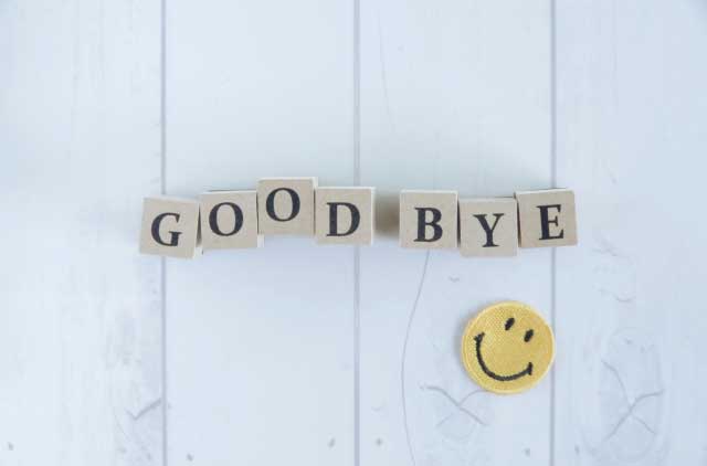 good bye