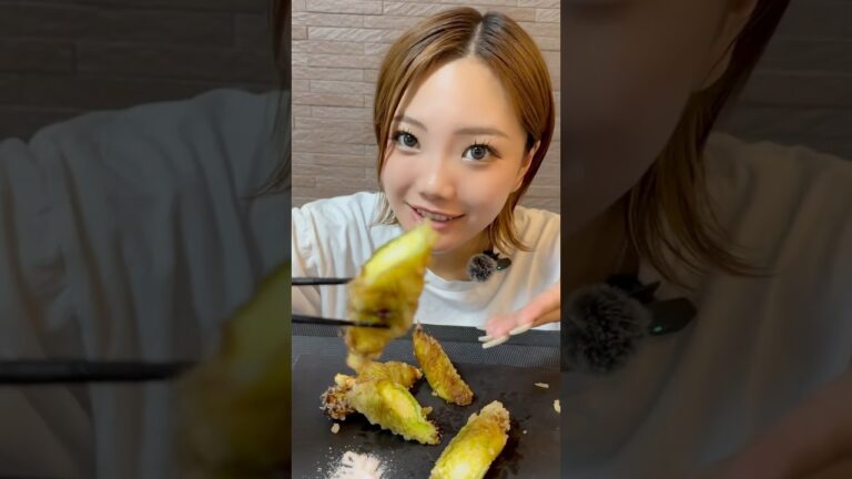 ヒゲが食べたい！最強に美味しい揚げヤングコーンはコチラ！#shorts #おいしい #かわいい #おすすめにのりたい