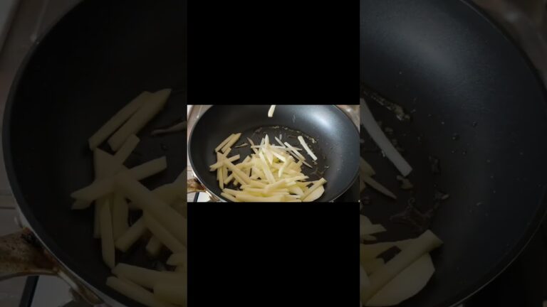 ピーマンとじゃがいもが一瞬で消えた