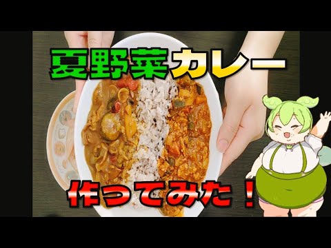 【料理】夏野菜たっぷりカレーを作ってみた