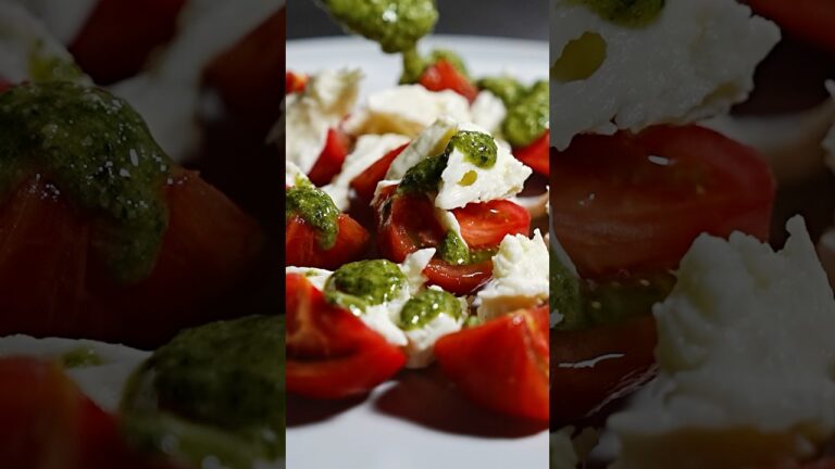 【大葉カプレーゼ】爽やかすぎて夏には手放せなくなるレシピです。#shorts